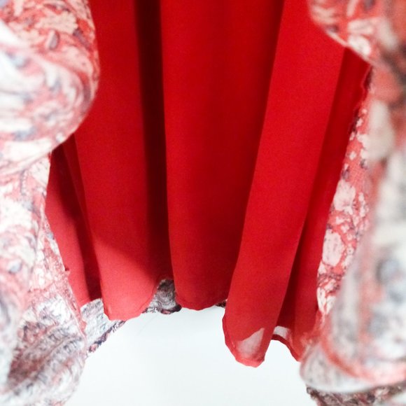 Lucky Brand Floral Dress Women's Size M Pink Midi Sleeveless Elastic Waist - Picture 5 of 8